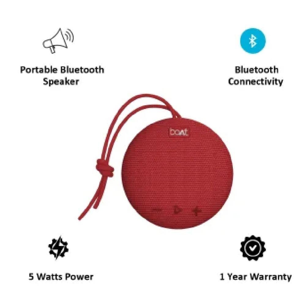 boat bluetooth speakers boat stone 193 portable bluetooth speaker #color_red