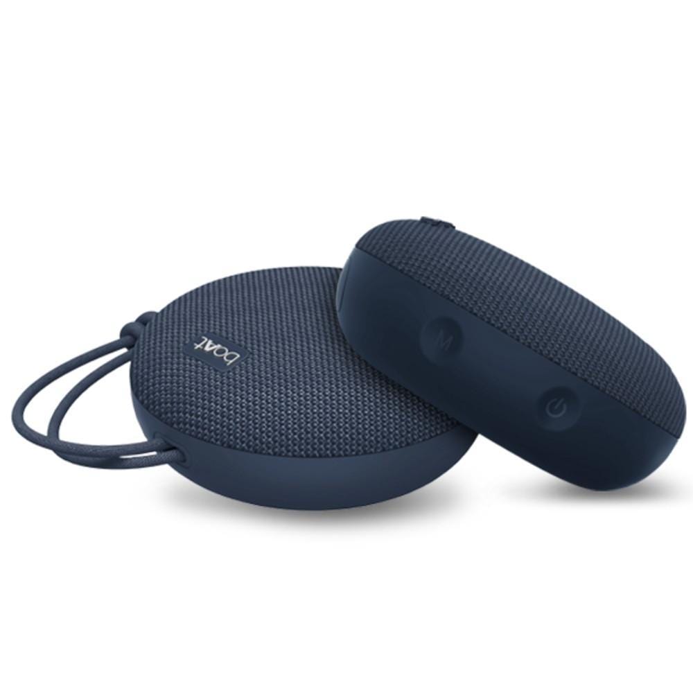 boat bluetooth speakers combo pack of boat bassheads 100 in ear headphone with boat stone 190 bluetooth speaker #color_white-blue