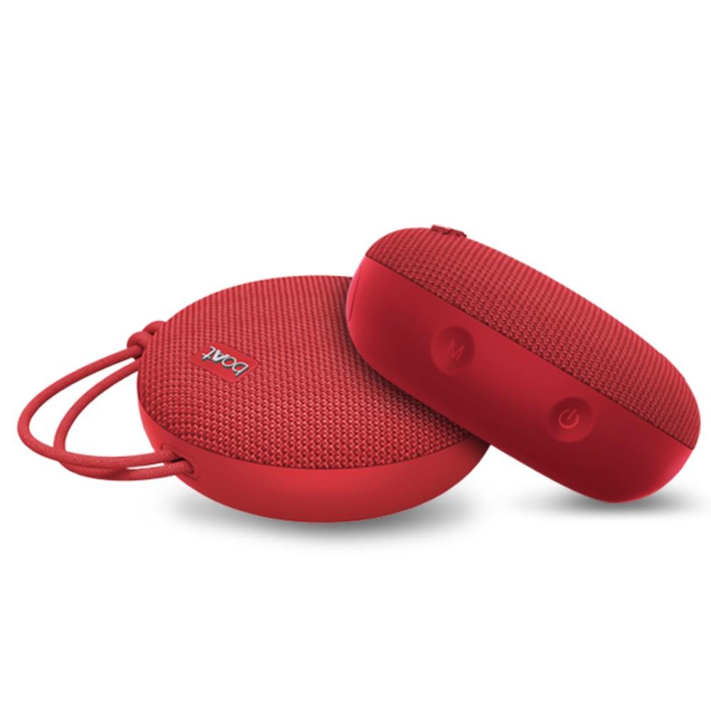 boat bluetooth speakers combo pack of boat bassheads 100 in ear headphone with boat stone 190 bluetooth speaker #color_red