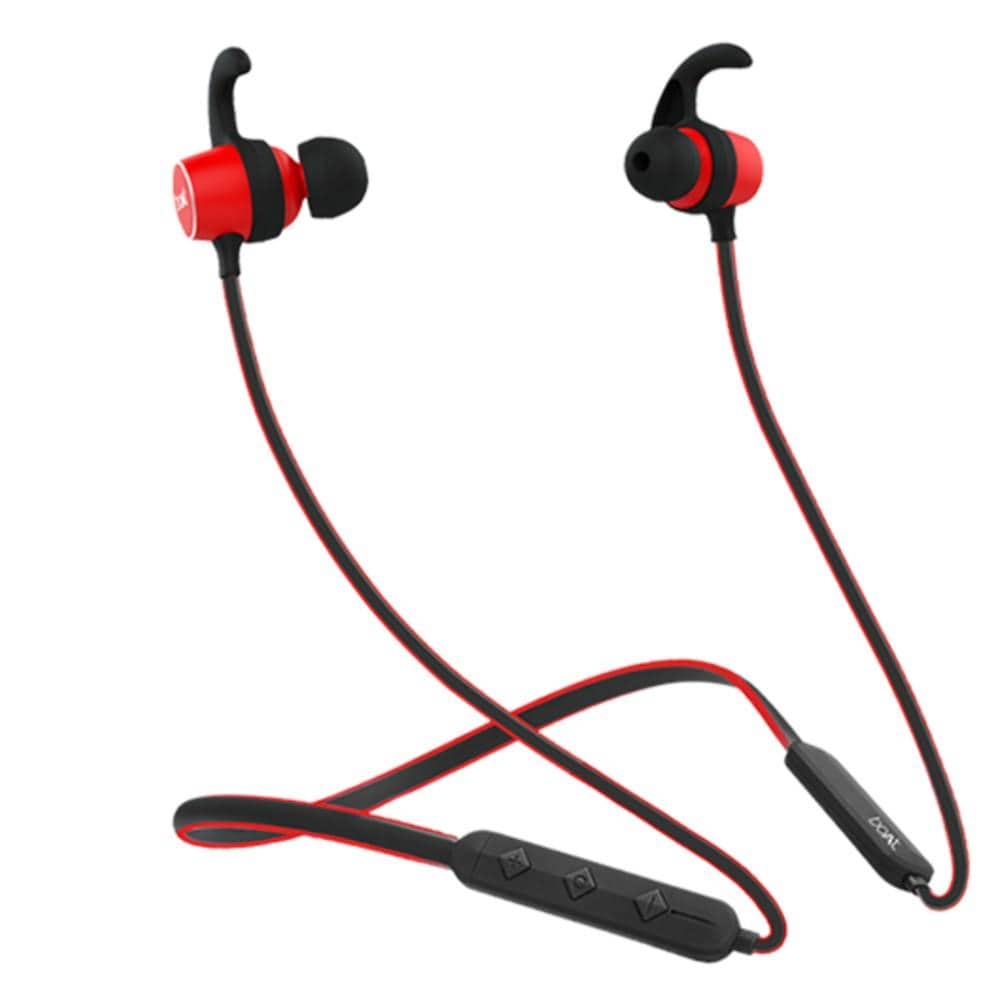 boat bluetooth speakers combo pack of boat rockerz 255 in ear neckband headphone with boat stone 260 bluetooth speaker #color_red