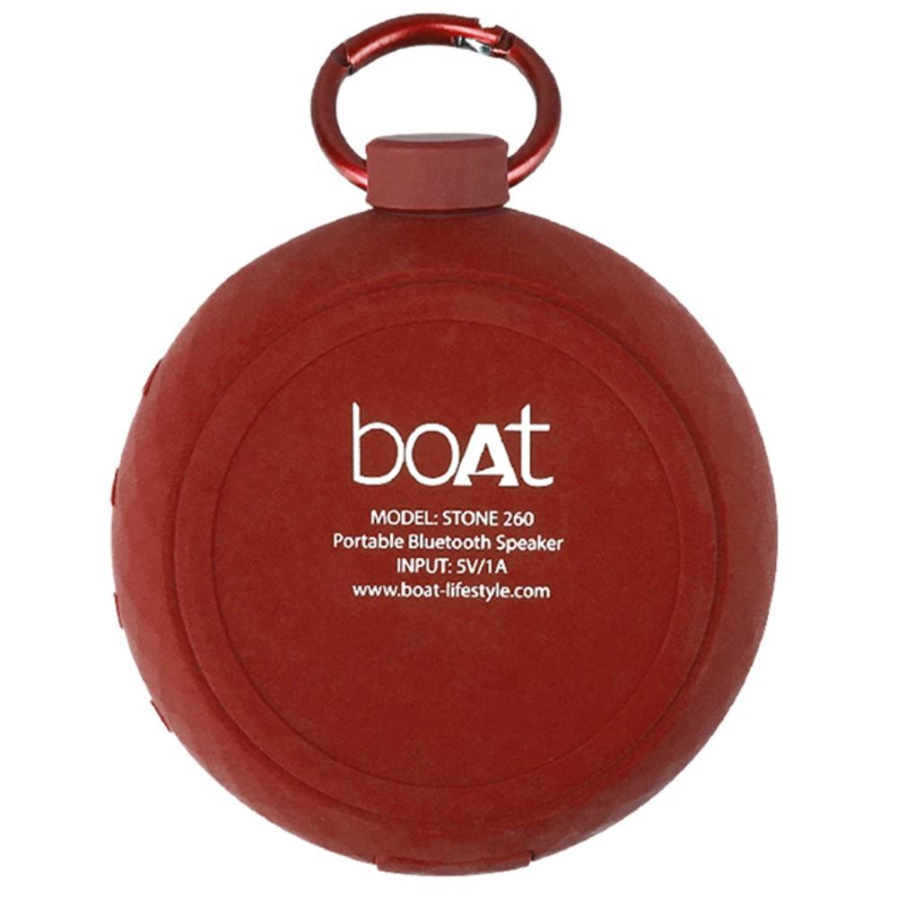 boat bluetooth speakers combo pack of boat rockerz 255 in ear neckband headphone with boat stone 260 bluetooth speaker #color_red