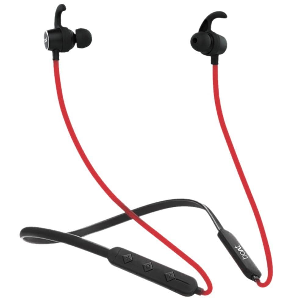 boat bluetooth speakers combo pack of boat rockerz 255 pro in ear neckband headphone with boat stone 260 bluetooth speaker #color_red
