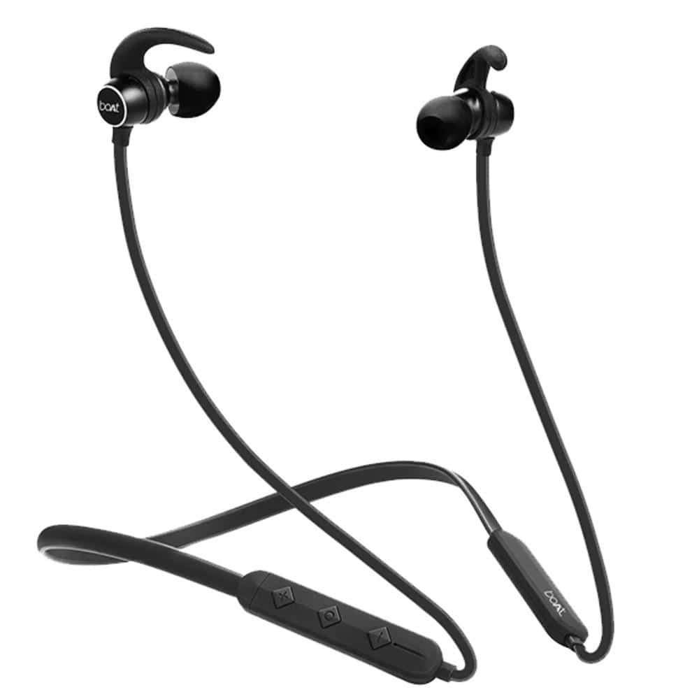 boat in-ear neckband headphones black boat rockerz 255r in-ear neckband headphone #color_black