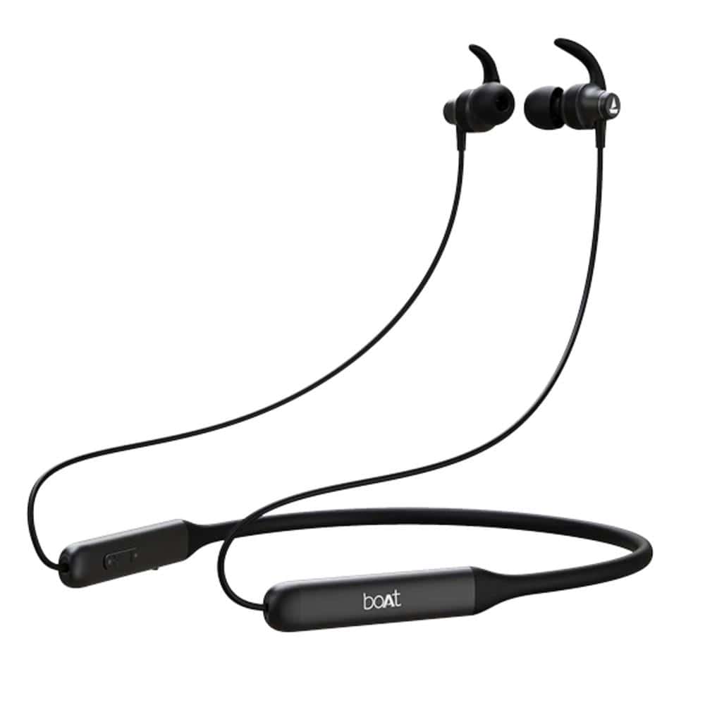 boat in-ear neckband headphones black boat rockerz 335 in-ear neckband headphone