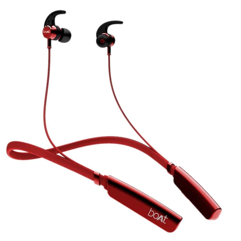 boat in-ear neckband headphones boat rockerz 235 v2 in ear neckband wireless bluetooth headphone
