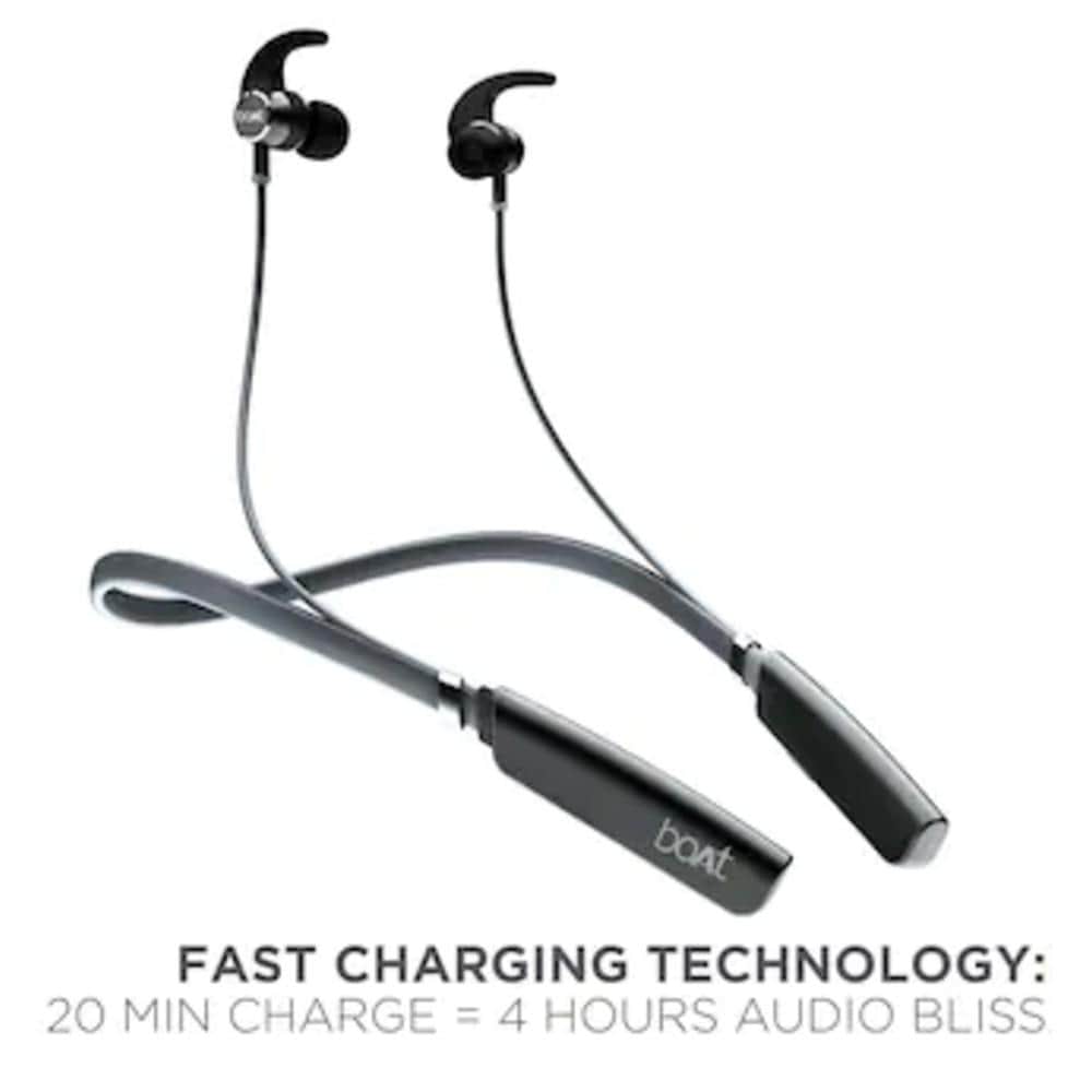boat in-ear neckband headphones boat rockerz 235 v2 in ear neckband wireless bluetooth headphone