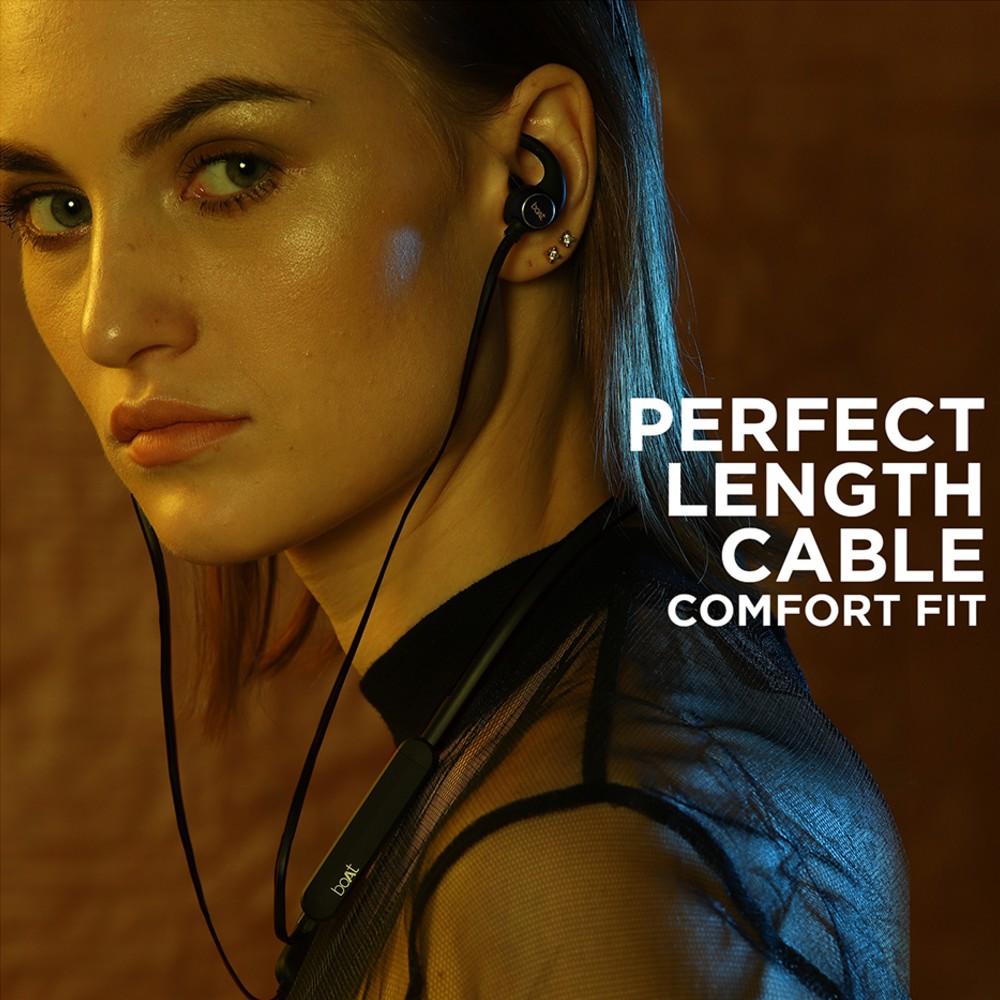 boat in-ear neckband headphones boat rockerz 255r in-ear neckband headphone #color_blue