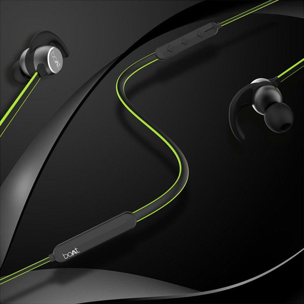 boat in-ear neckband headphones boat rockerz 255r in-ear neckband headphone #color_olivedrab