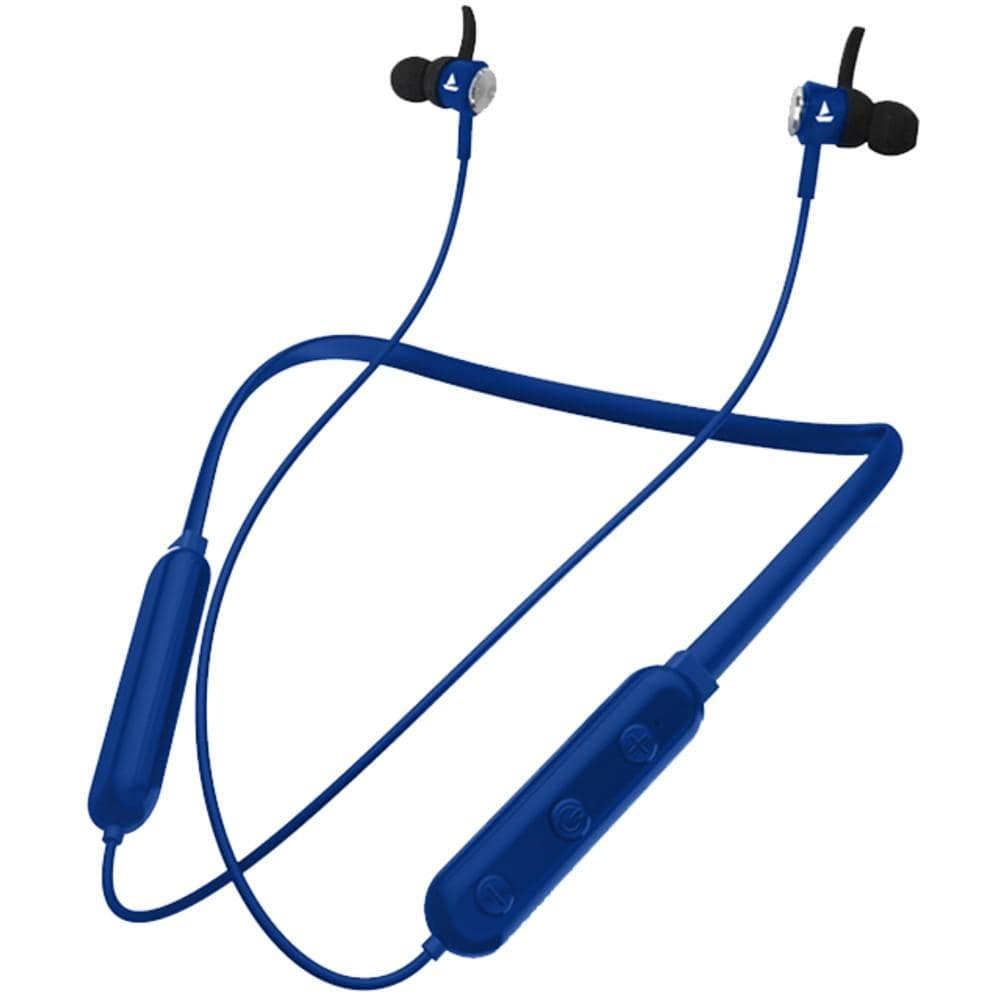 boat in-ear neckband headphones boat rockerz 275 v2 in ear neckband wireless bluetooth headphone #color_blue