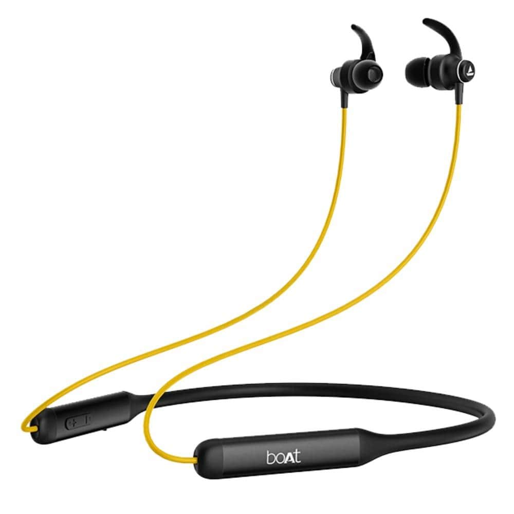 boat in-ear neckband headphones yellow boat rockerz 338 in-ear neckband headphone #color_yellow