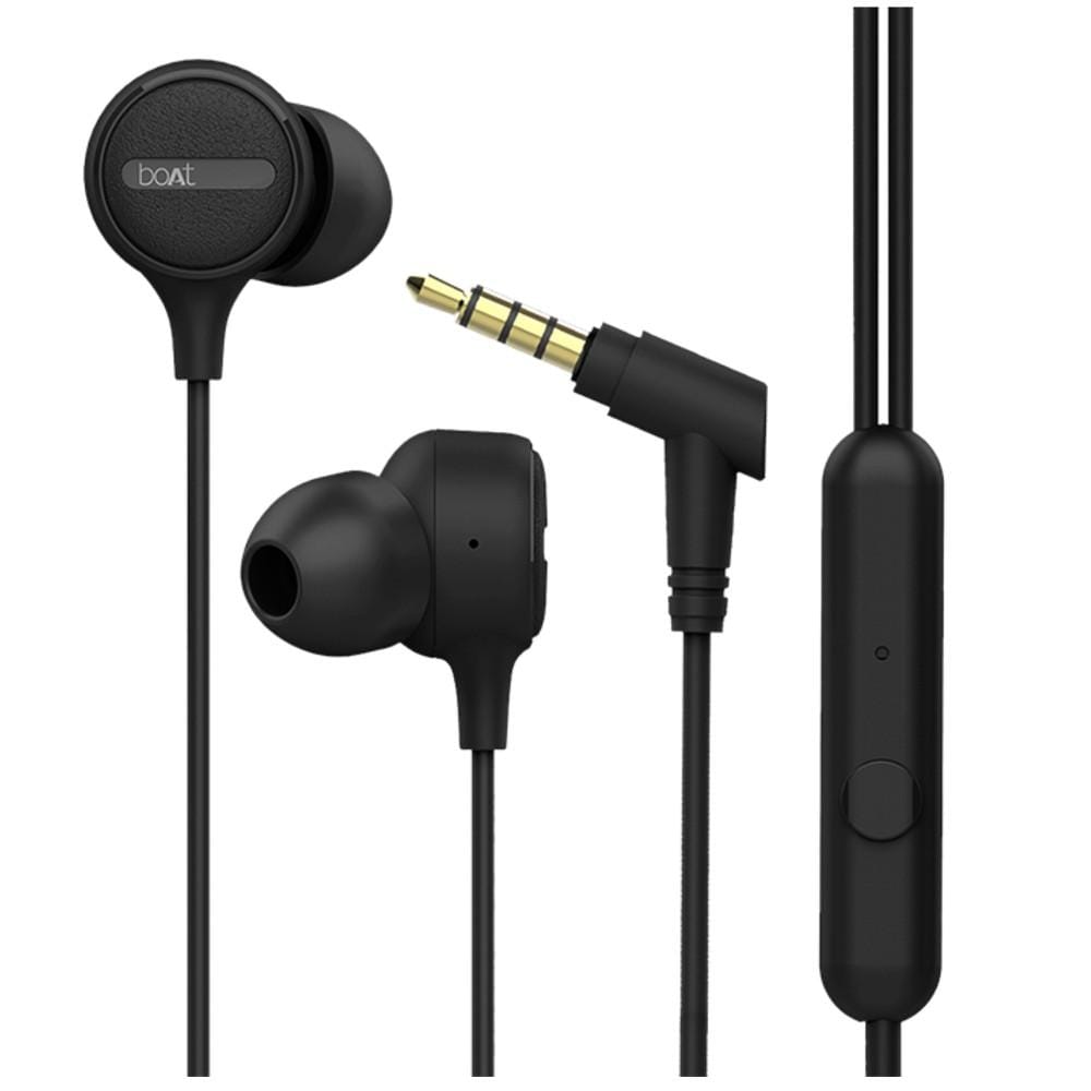 boat in-ear wired headphones boat bassheads 103 in ear wired headphone with mic