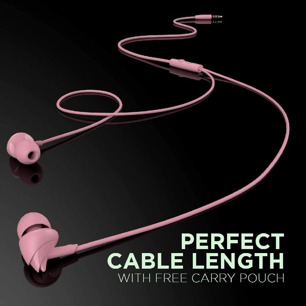 boat in-ear wired headphones boat bassheads 110 in ear wired headphone with mic