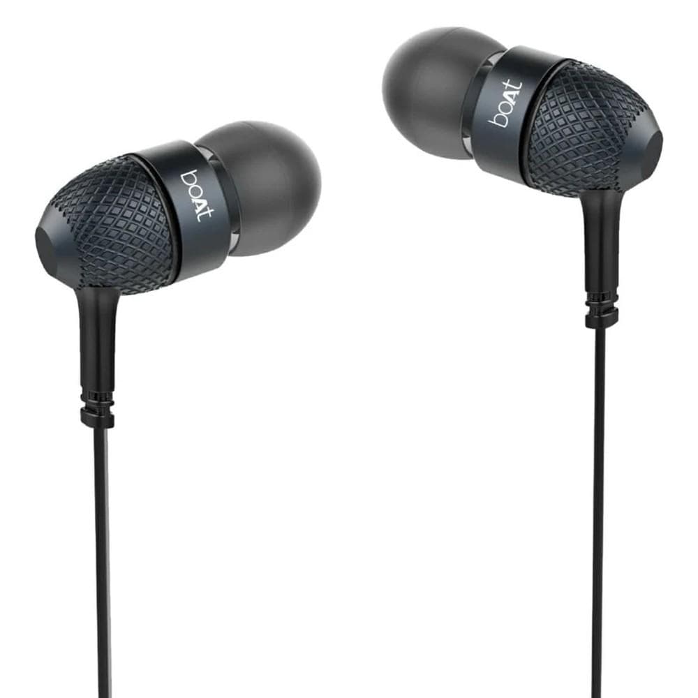 boat in-ear wired headphones boat bassheads 228 in ear wired headphone with mic #color_black