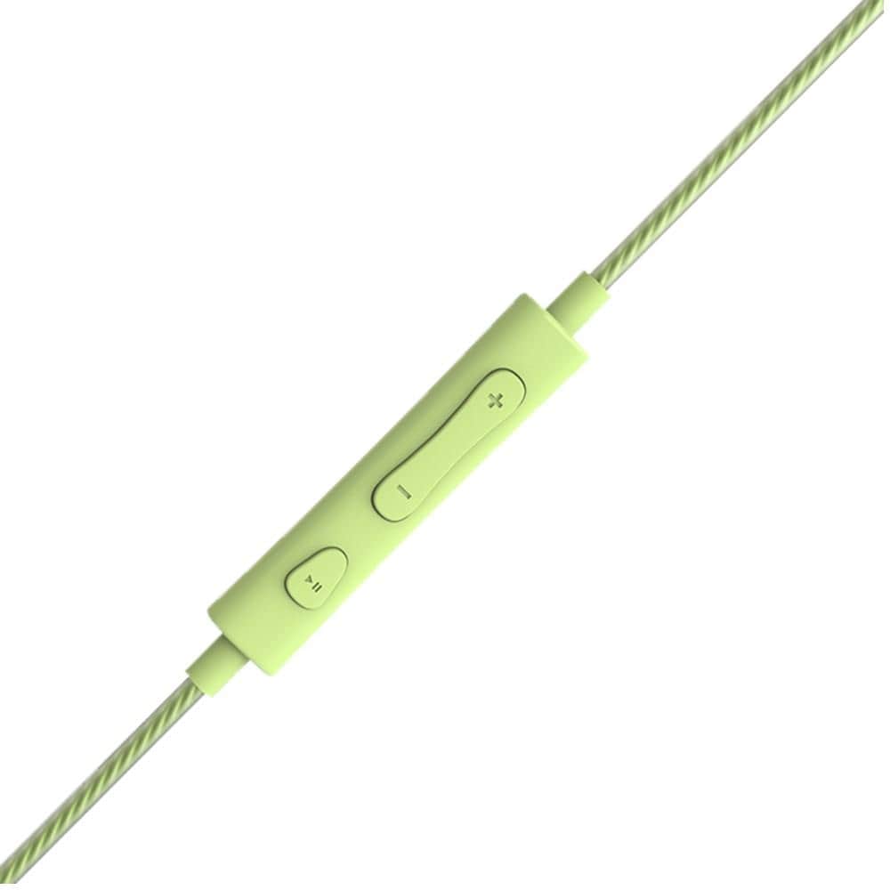 boat in-ear wired headphones boat bassheads 242 in ear wired headphone with mic #color_spirit-lime