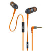 boAt In-Ear Wired Headphones Molten Orange boAt BassHeads 220 In Ear Wired Headphone With Mic