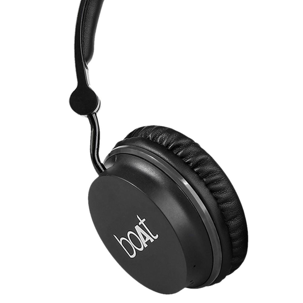 boat on-ear wireless headphones boat rockerz 400 on ear wireless bluetooth headphone #color_carbon-black