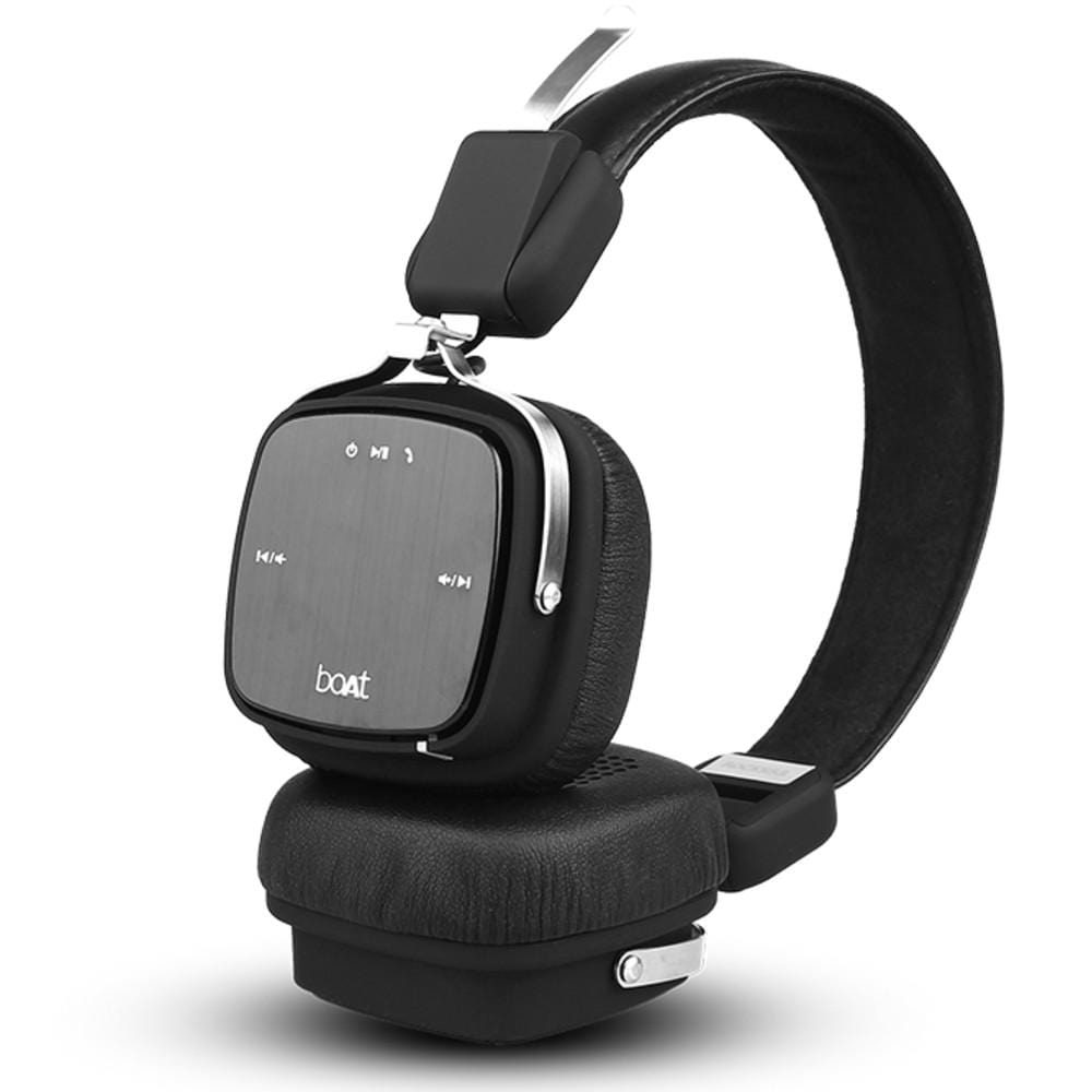 boat on-ear wireless headphones boat rockerz 600 on ear wireless bluetooth headphone #color_black