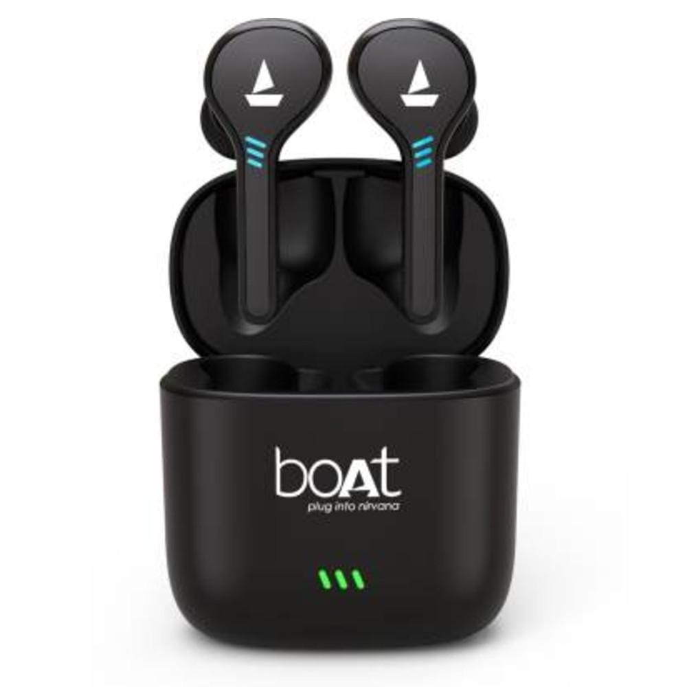 boat true wireless in-ear headphones black boat airdopes 431 truly wireless earbuds