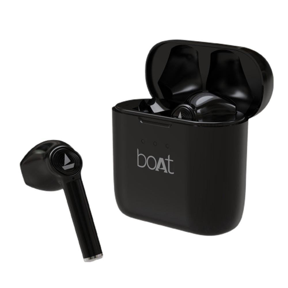 boat true wireless in-ear headphones boat airdopes 138 true wireless earbuds #color_active-black