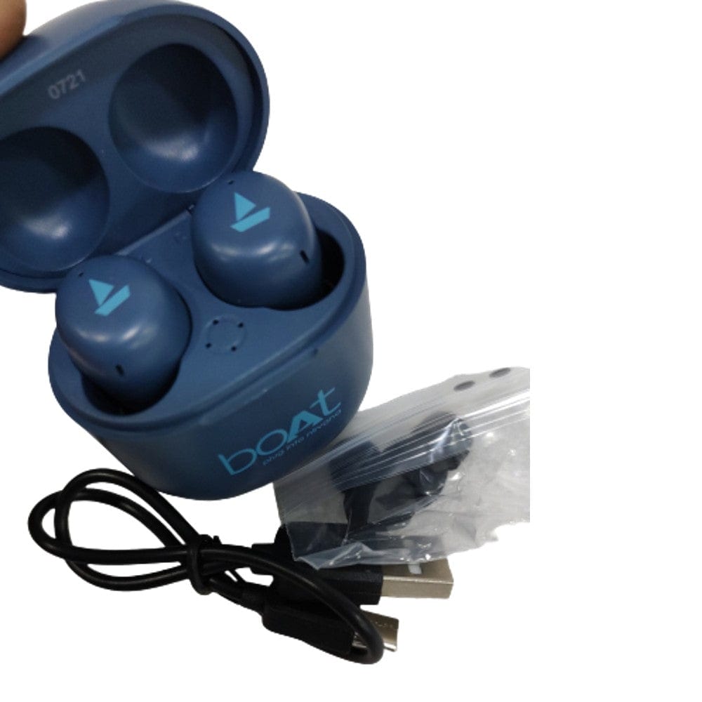 boat true wireless in-ear headphones boat airdopes 381 in ear wireless earbuds - open box