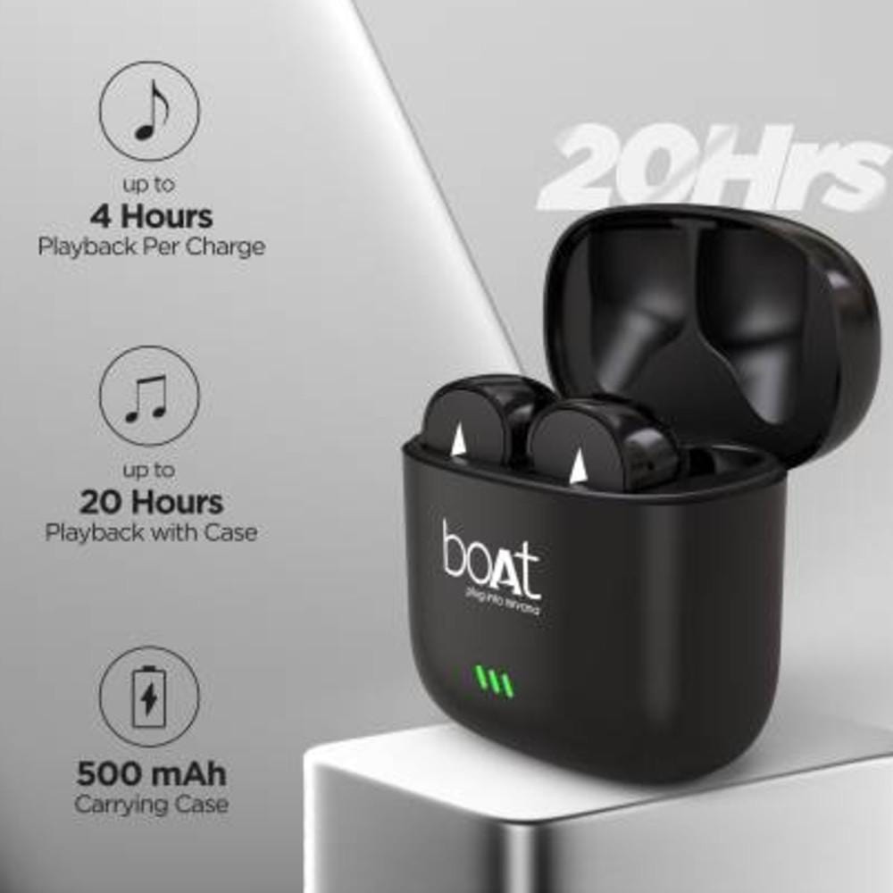 boat true wireless in-ear headphones boat airdopes 431 truly wireless earbuds