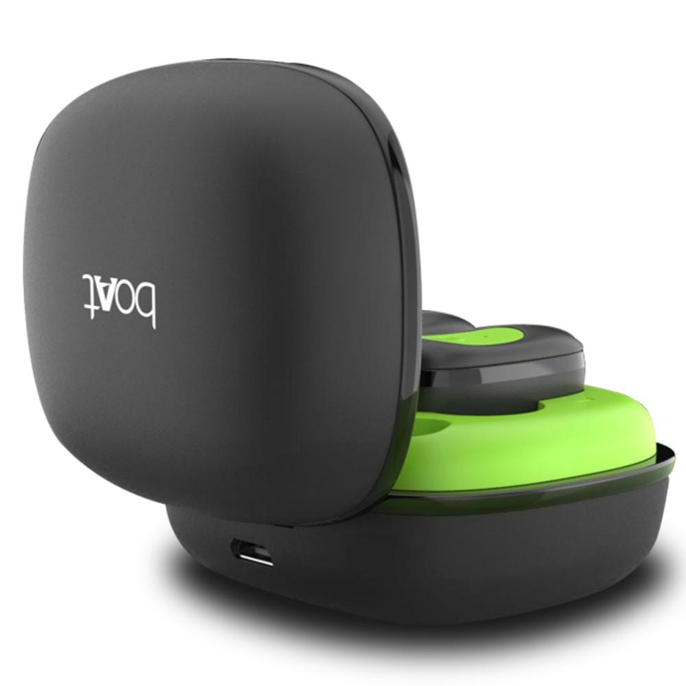 boat true wireless in-ear headphones combo pack of boat airdopes 201 true wireless in ear bluetooth headphone with boat stone 260 portable bluetooth speaker #color_green