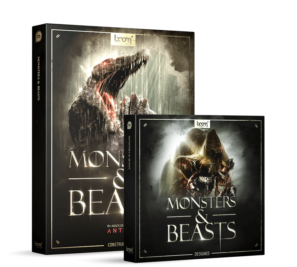 BOOM LIBRARY Cinematic Effects & Sound Samples Boom Monsters and Beasts Sound Effects – Professional Audio Software & Plugin