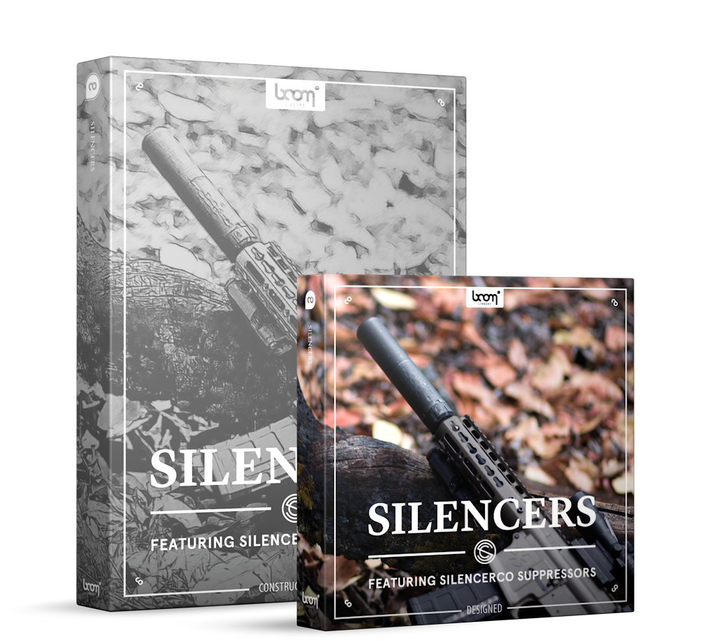 BOOM LIBRARY Cinematic Effects & Sound Samples Boom Silencers Bundle: Realistic Silencer Effects