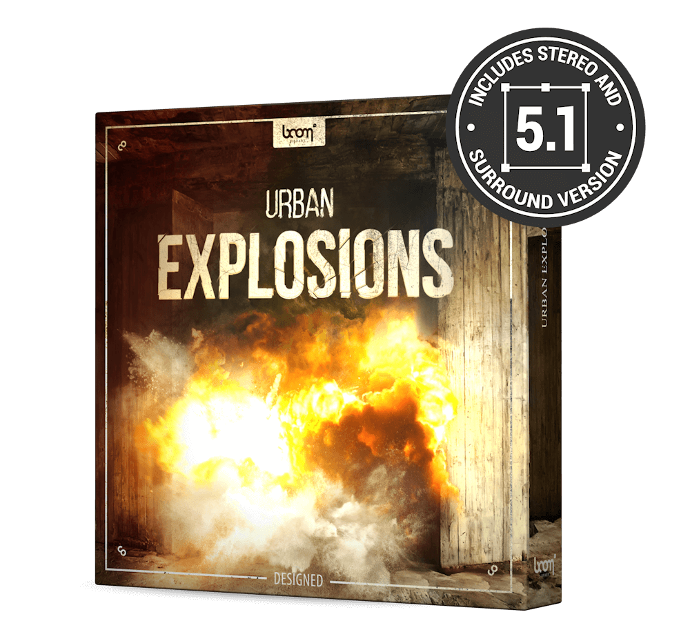 BOOM LIBRARY Cinematic Effects & Sound Samples Boom Urban Explosion Sound Effects