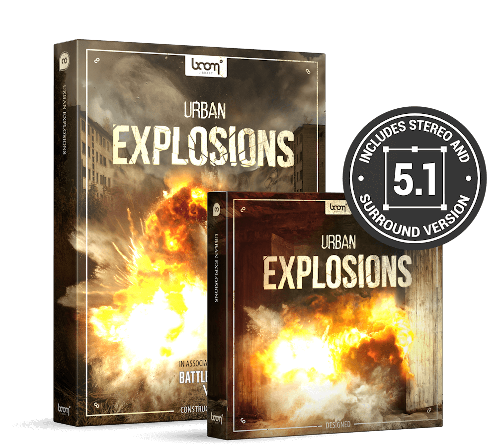BOOM LIBRARY Cinematic Effects & Sound Samples Boom Urban Explosion Sound Effects