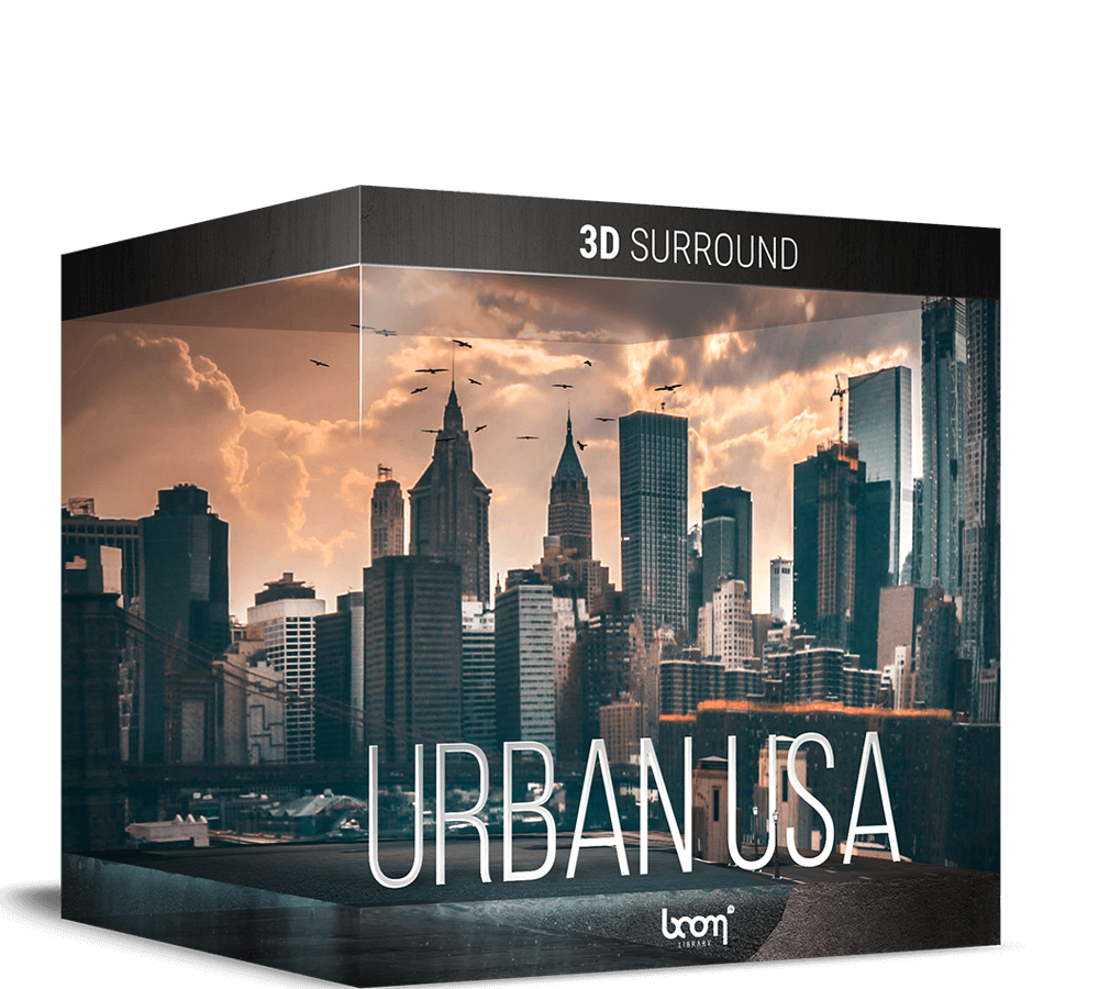 BOOM LIBRARY Cinematic Effects & Sound Samples Boom Urban USA 3D Surround Sound Effects