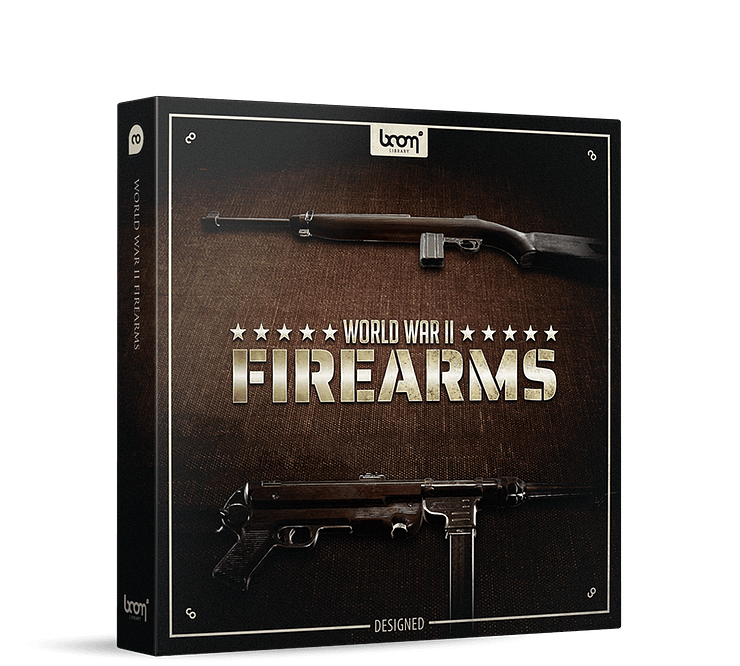 BOOM LIBRARY Cinematic Effects & Sound Samples Boom World War II Firearms Designed: World War II Firearms Sound Effects – Professional Audio Software & Plugin