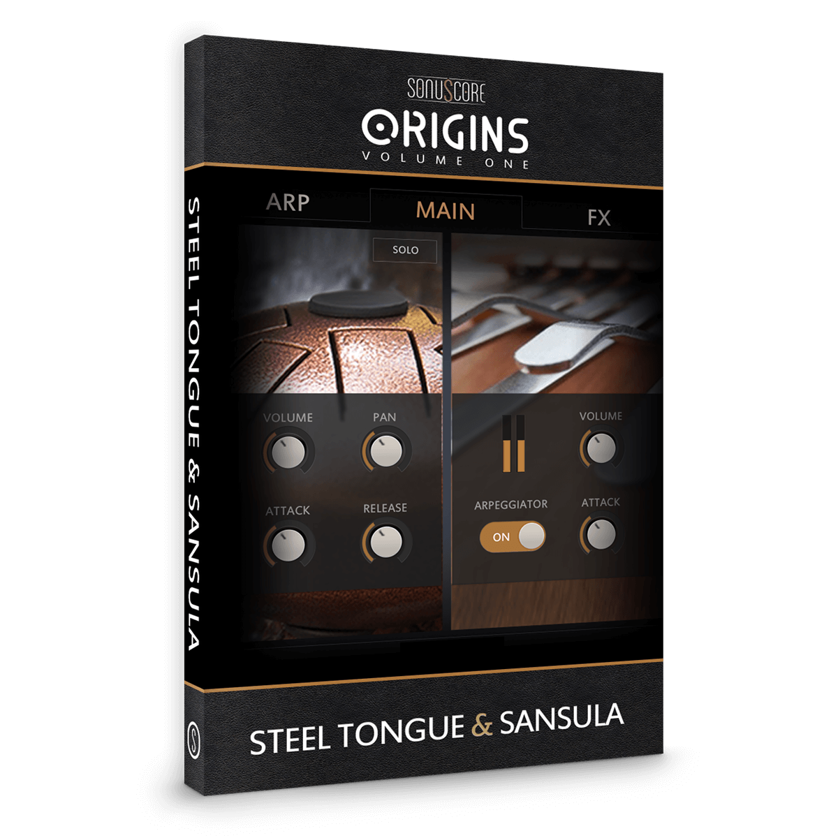 BOOM LIBRARY Cinematic Effects & Sound Samples Sonuscore Origins Vol. 1 Steel Tongue & Sansula: Steel Tongue and Sansula