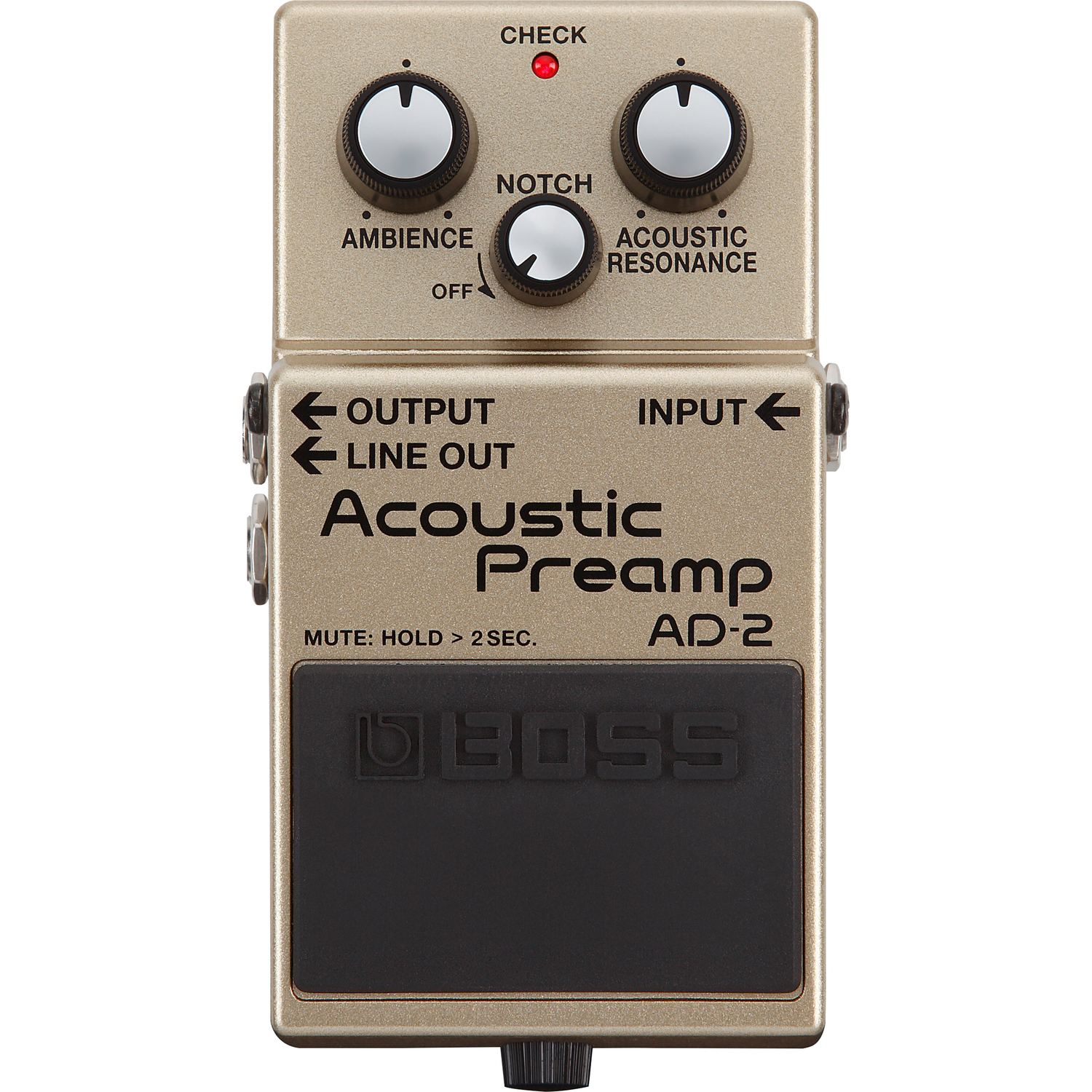 Boss Acoustic Guitar Effects Boss AD-2 Acoustic Preamp Effect Pedal