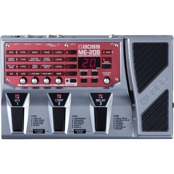 boss bass effects boss me-20b bass effects processor