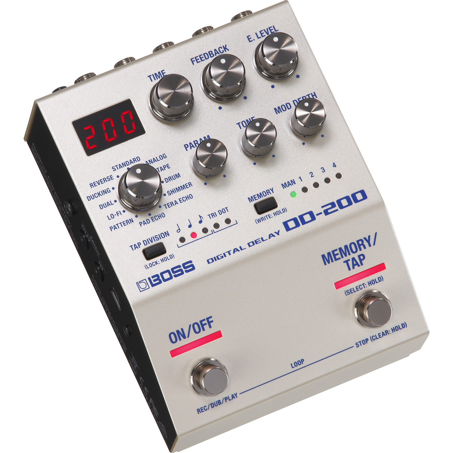 Boss Delay Pedals Boss DD-200 Digital Delay Guitar Effect Pedal