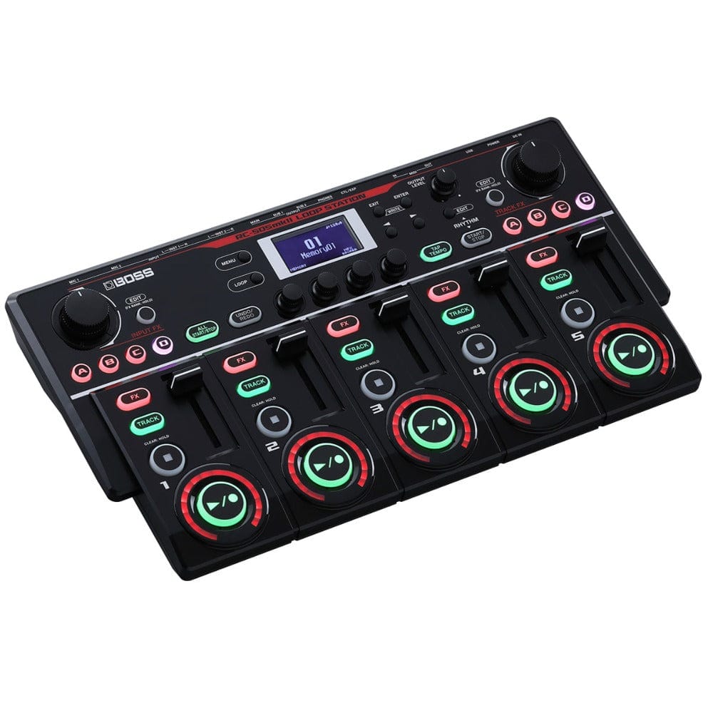 boss effect pedals black boss rc505 mkii loop station