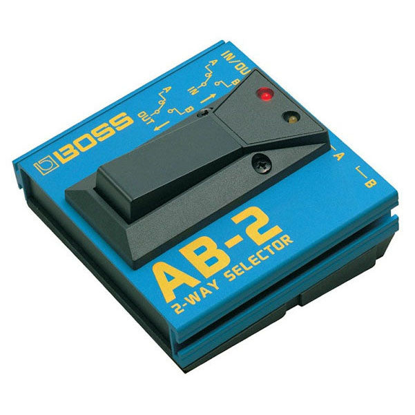 boss effect pedals boss ab-2 2-way selector pedal