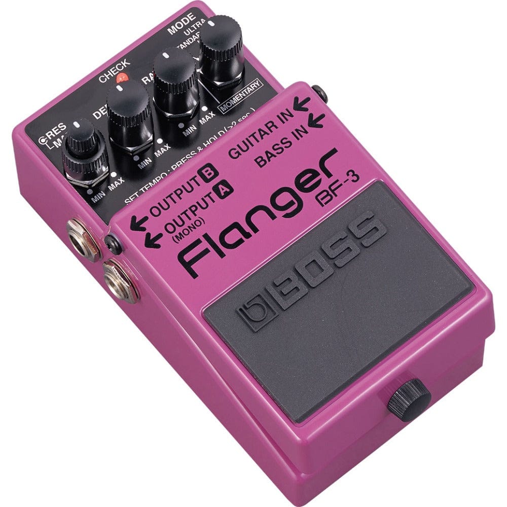 boss effect pedals boss bf-3 flanger guitar effects pedal