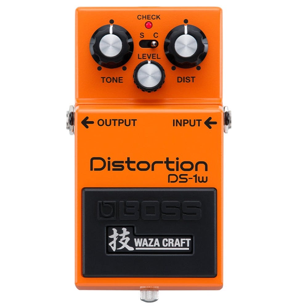 boss effect pedals boss ds-1w waza craft distortion pedal