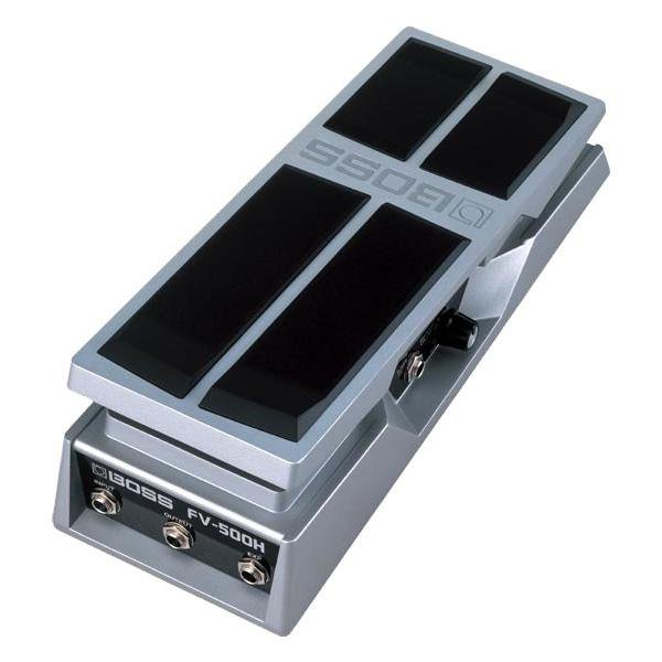 boss effect pedals boss fv-500h stereo volume pedal - high impedance