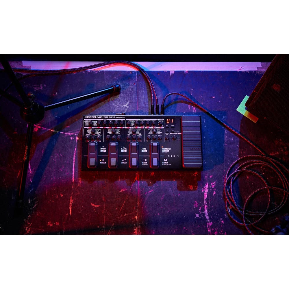 boss effect pedals boss me-90 guitar multiple effect pedal