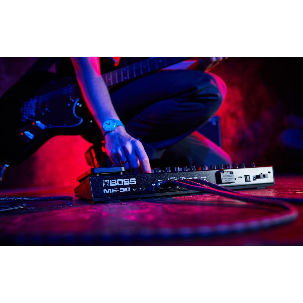 boss effect pedals boss me-90 guitar multiple effect pedal
