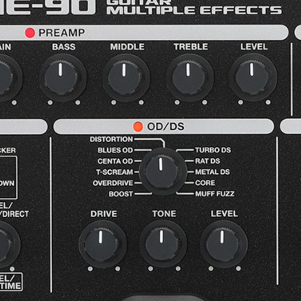 boss effect pedals boss me-90 guitar multiple effect pedal