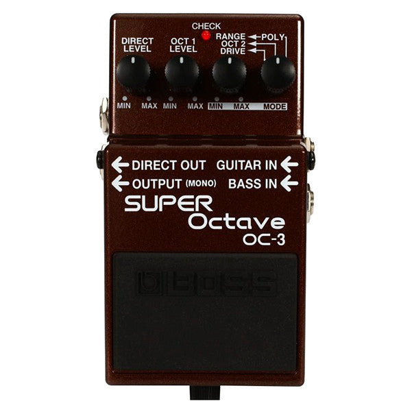 boss effect pedals boss oc-3 super octave effects pedal
