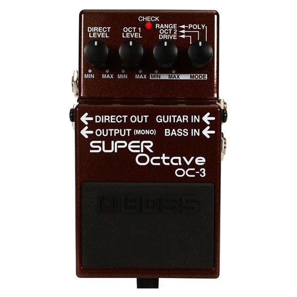 歪ませることができるオクターバー】BOSS OC-3 Super Octave