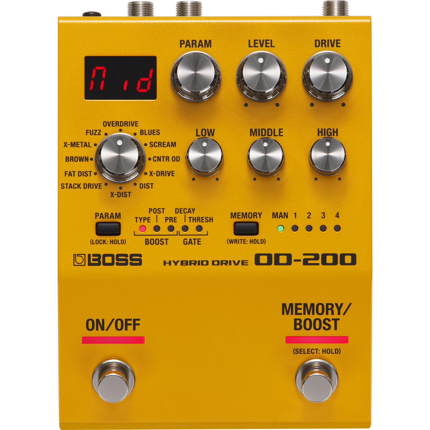 Boss Effect Pedals Boss OD-200 Hybrid Drive Effect Pedal