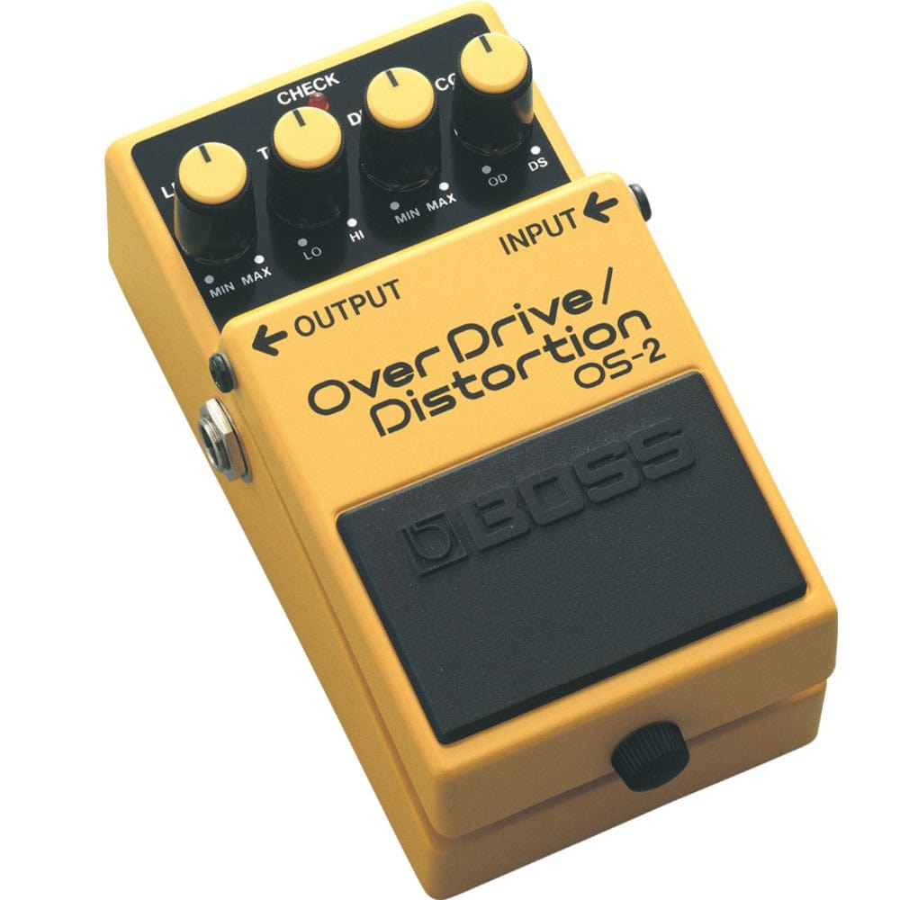 boss effect pedals boss os-2 overdrive/distortion guitar effects pedal