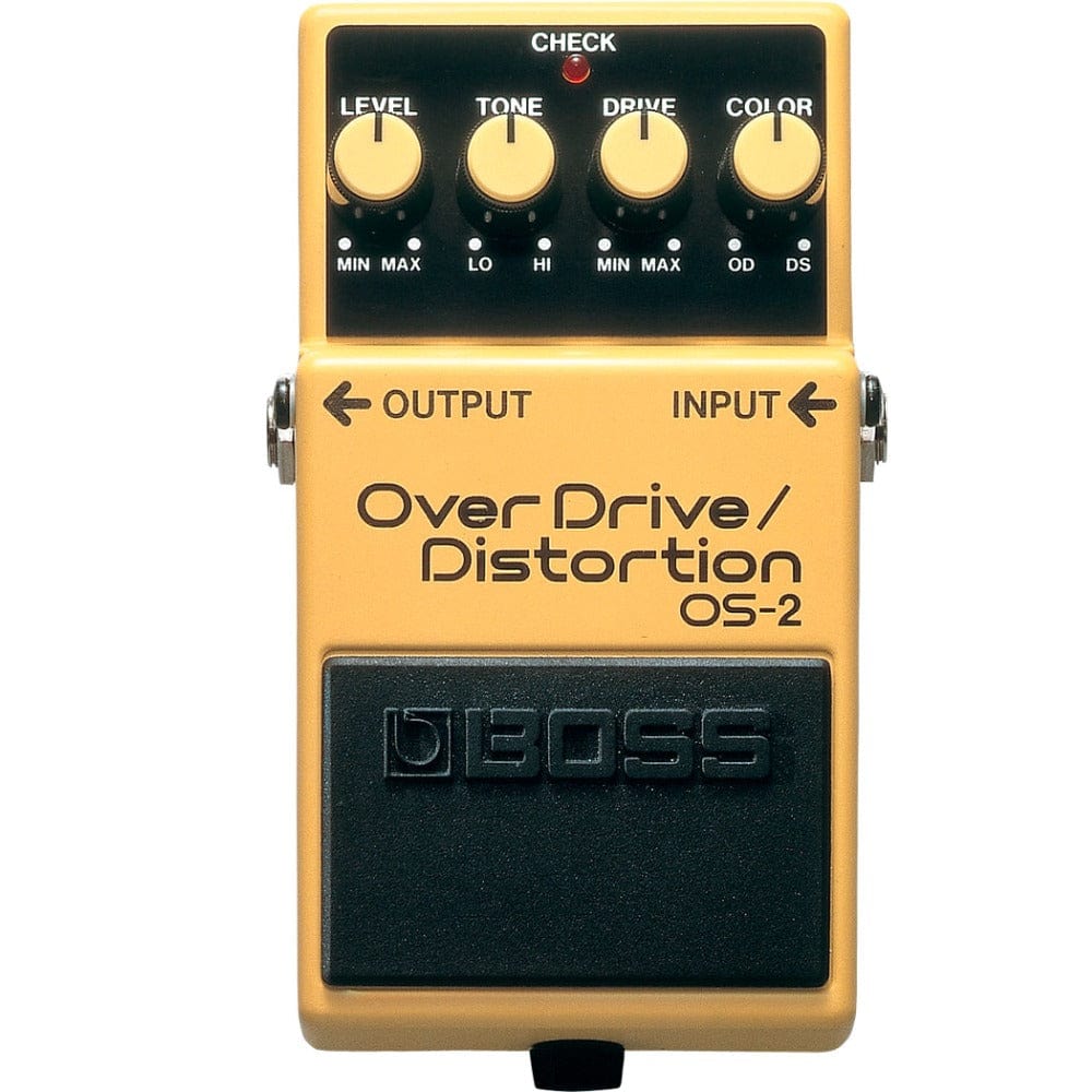 boss effect pedals boss os-2 overdrive/distortion guitar effects pedal
