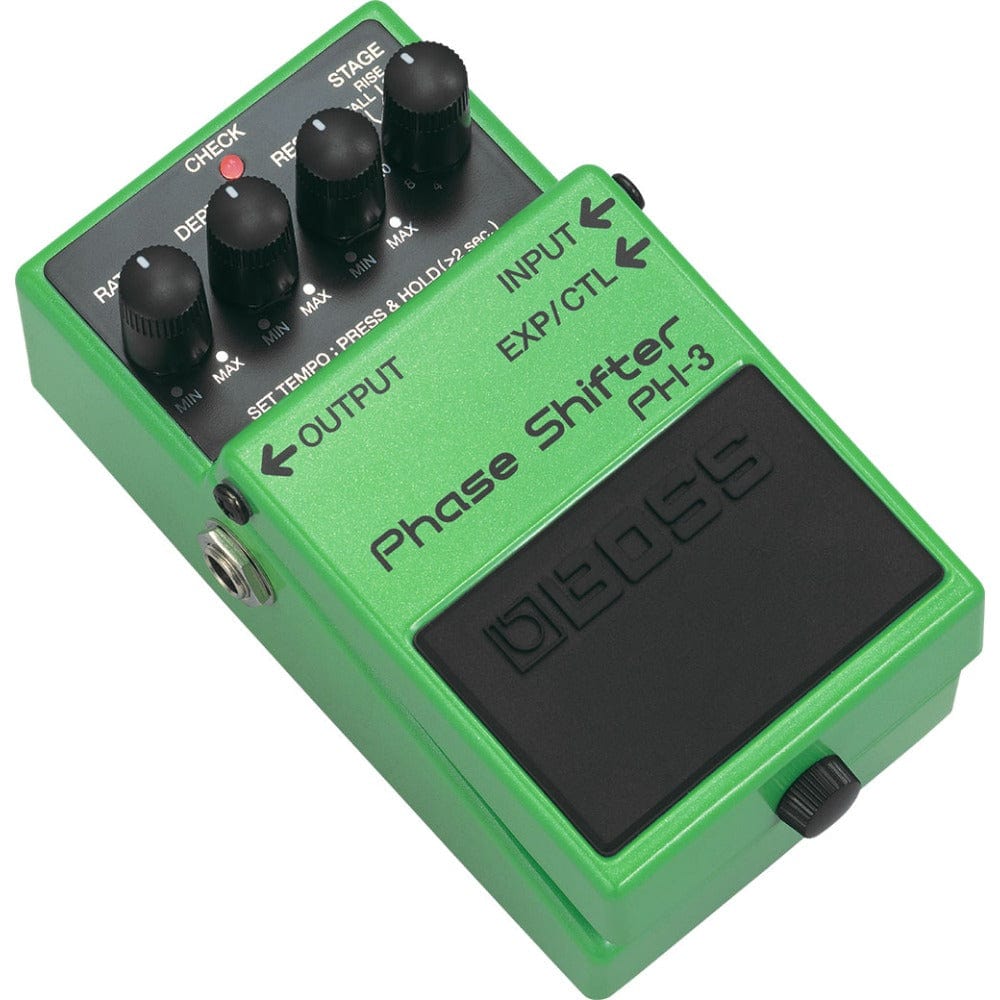 boss effect pedals boss ph-3 phase shifter pedal